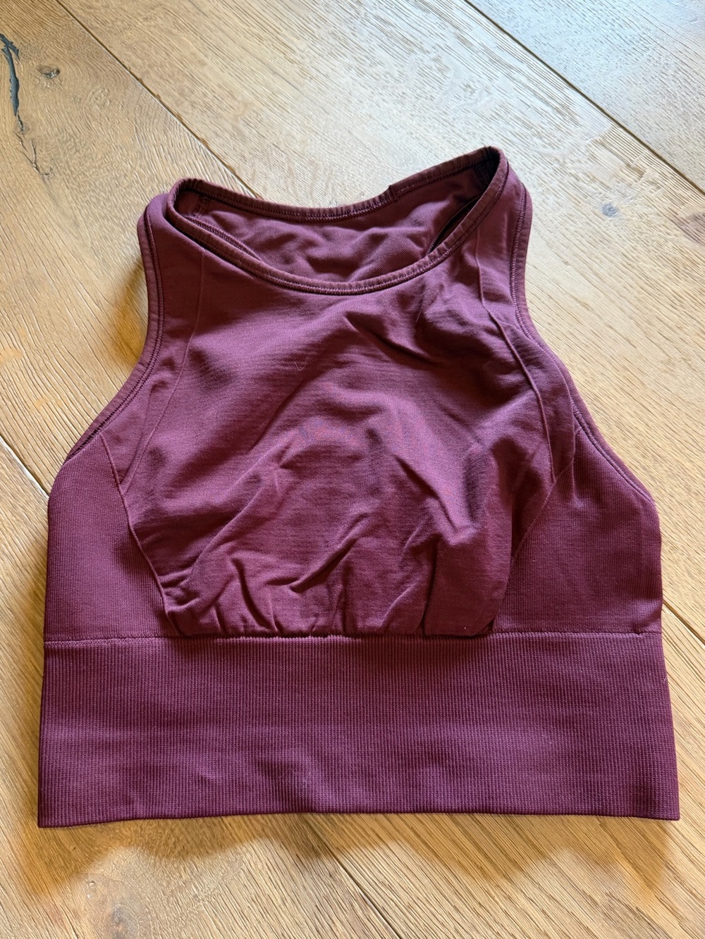 lululemon Ebb to Train High-Neck Bra Savannah Everflux training gym purple 4